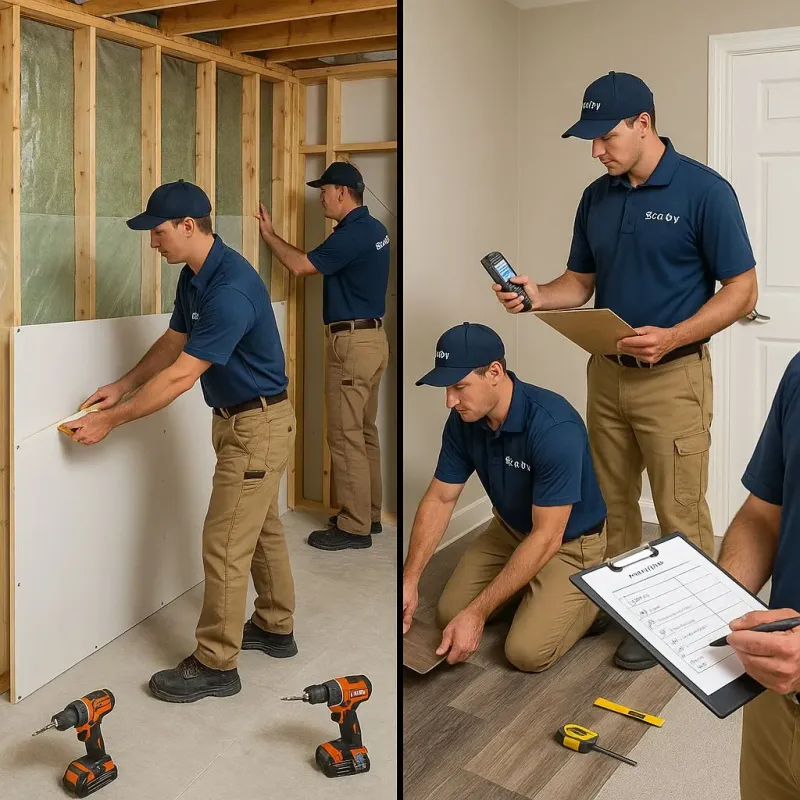 Repairs and Reconstruction process in Crockett County, TX
